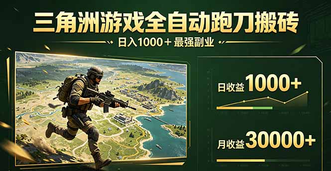 （17999期）三角洲全自动搬砖，轻松躺赢！-赛德副业库