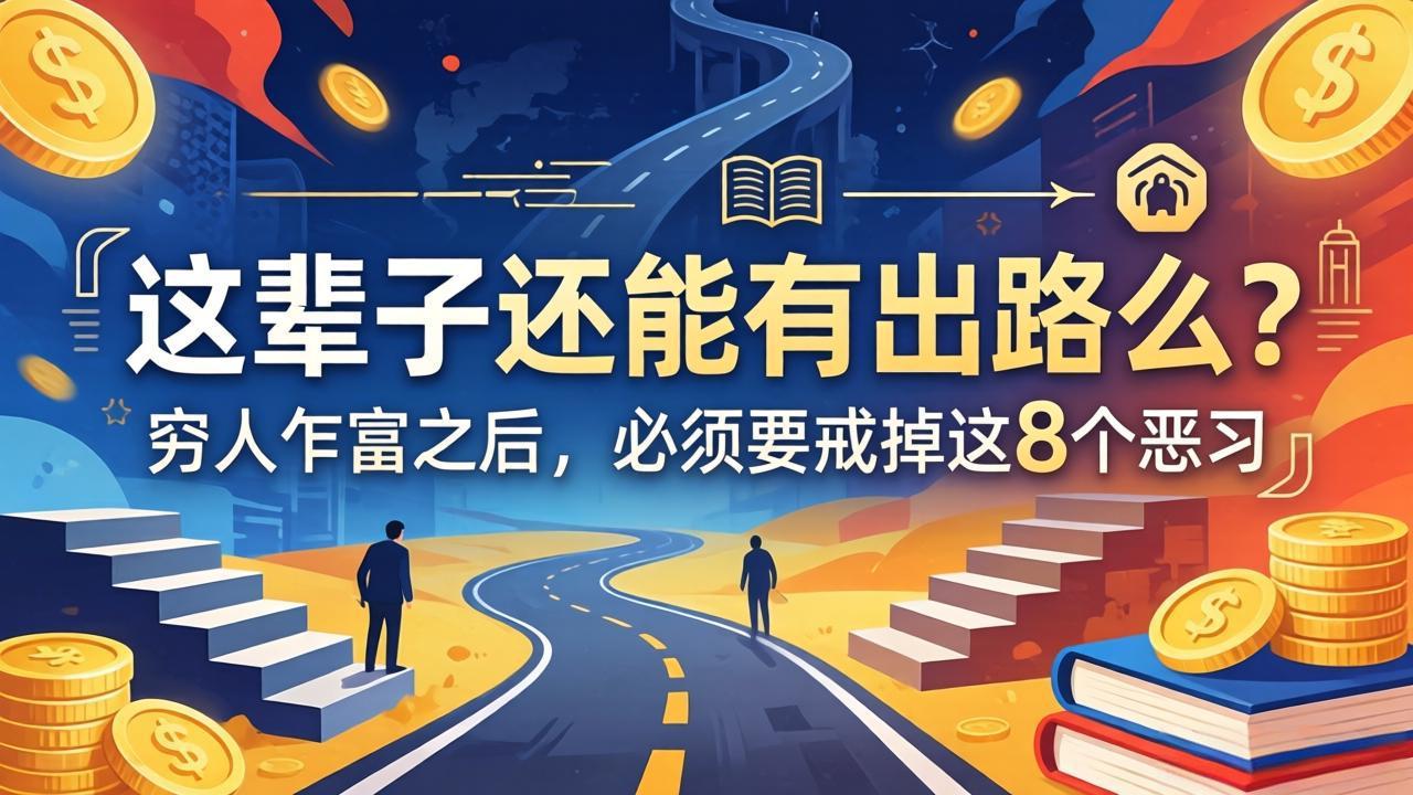 （18214期）关于人生两篇付费文章【这辈子还能有出路么？】【穷人乍富之后，必须要戒掉这8个恶习】-赛德副业库