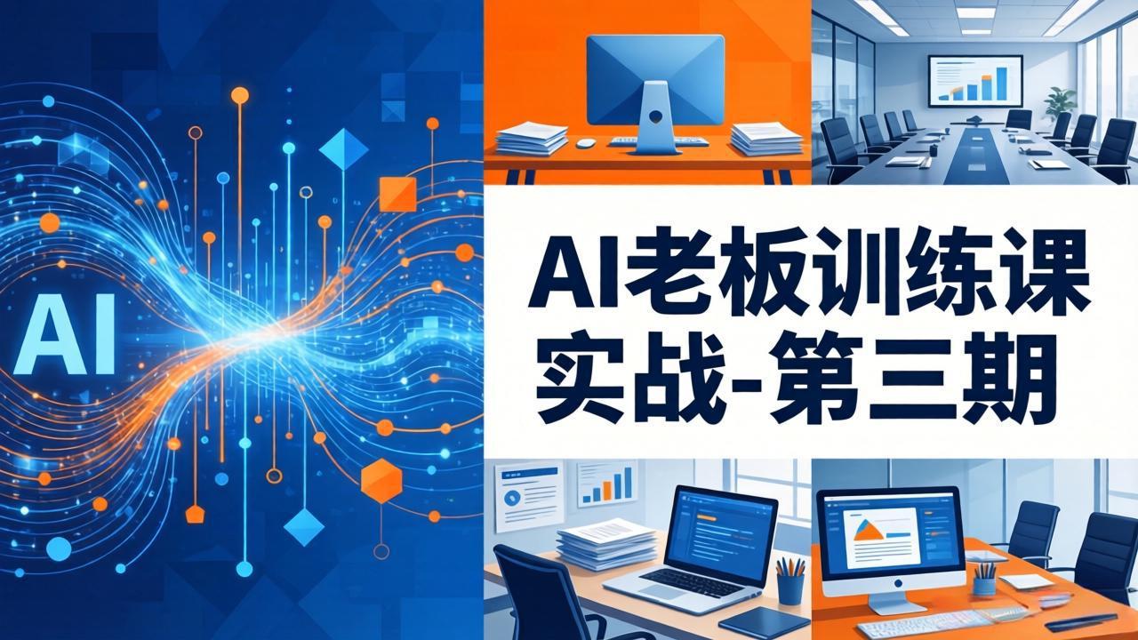 (18025期) AI老板训练课实战-第三期:AI+内容应用落地教学,从0到1打通AI变现完整路径-赛德副业库
