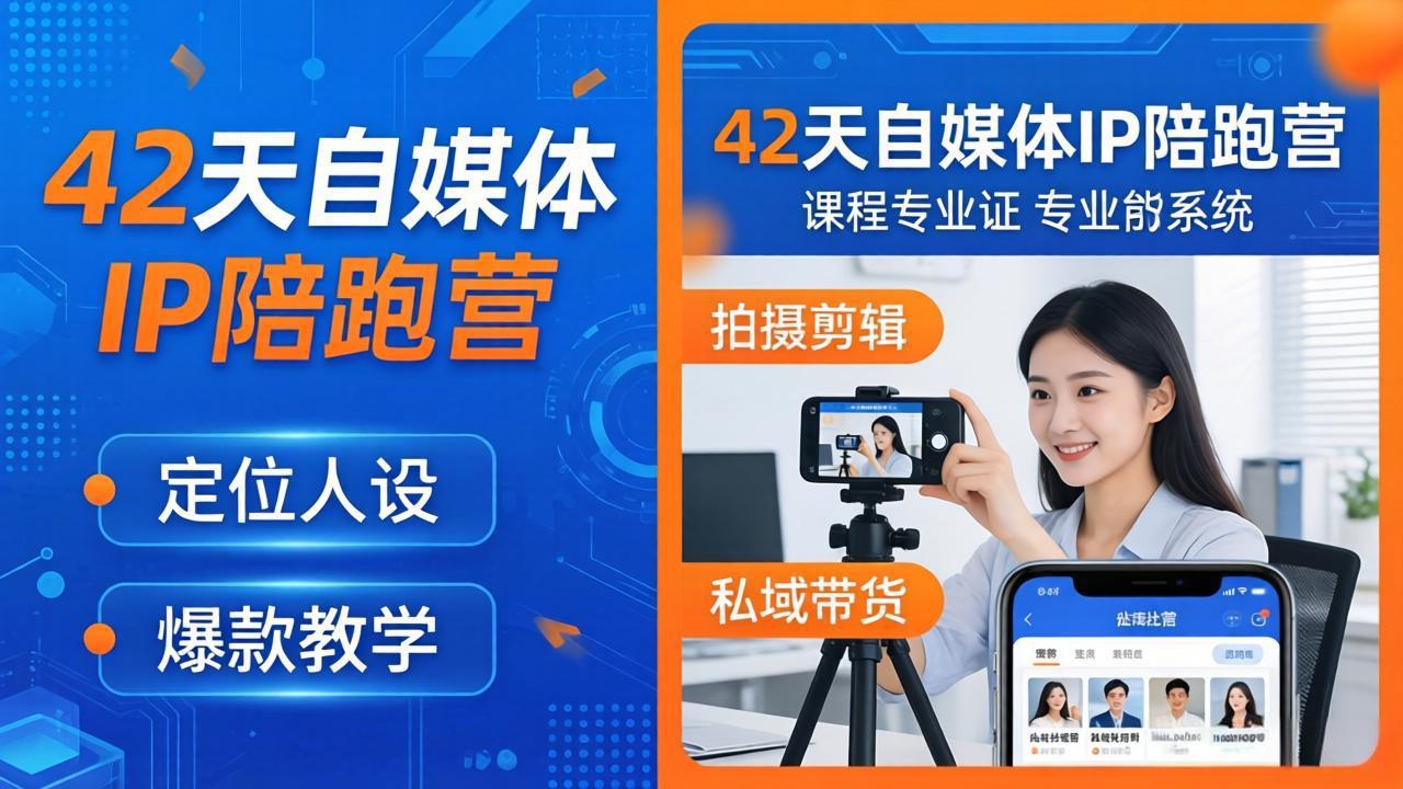 (18109期)42天自媒体IP陪跑营-26年4月19更新:定位人设爆款全教学,拍摄剪辑私域带货一站式落地-赛德副业库