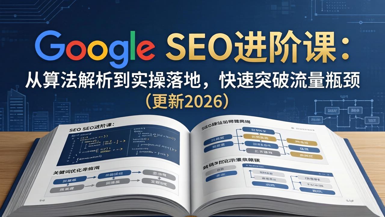 (18048期)Google SEO进阶课:从算法解析到实操落地,快速突破流量瓶颈(更新2026)-赛德副业库