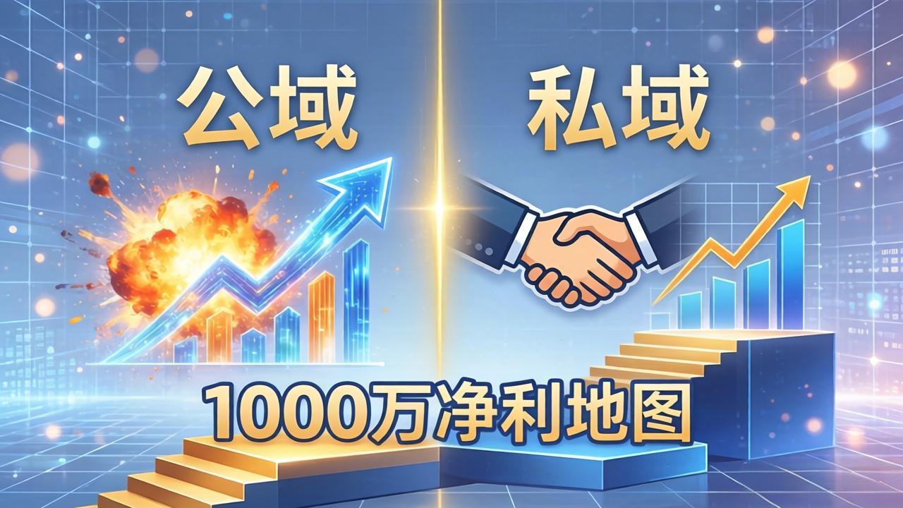 (18217期)公域玩命出爆款,私域悄悄做成交:这套AI内训课,2026给你打通1000万净利的地图-赛德副业库
