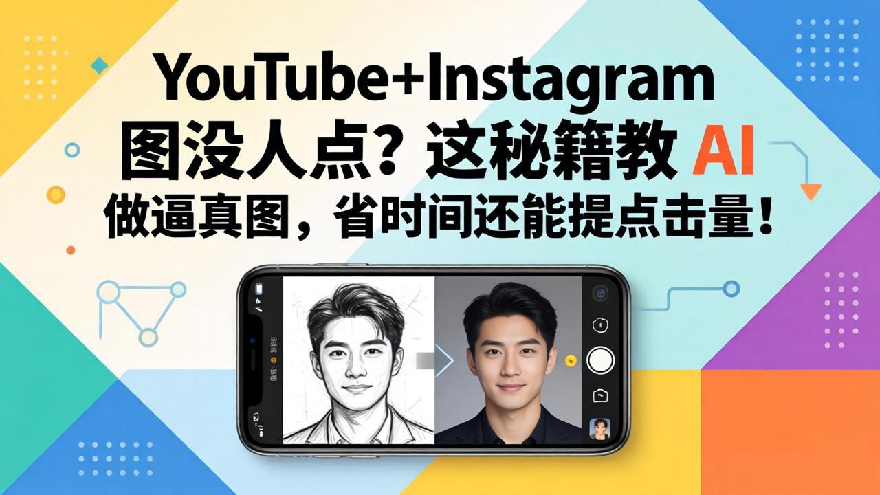 (17911期)YouTube+Instagram 图没人点?这秘籍教 AI 做逼真图,省时间还能提点击量-赛德副业库
