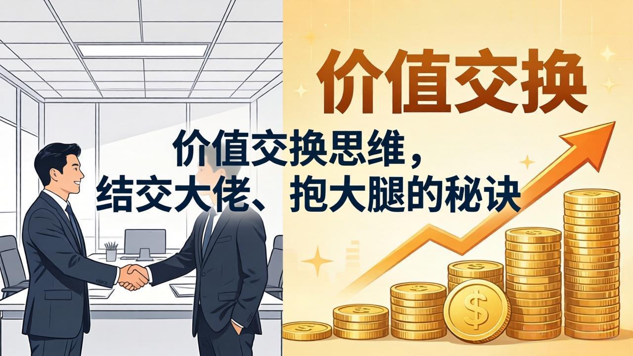 (18258期)某付费文章:价值交换思维,结交大佬、抱大腿的秘诀-赛德副业库