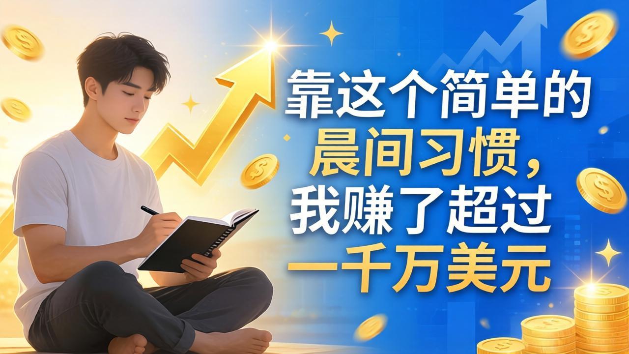 (17937期)付费文章:靠这个简单的晨间习惯,我赚了超过一千万美元-赛德副业库