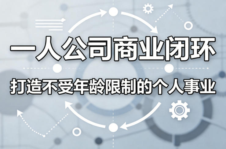 一人公司商业闭环，打造一份不受年龄限制的个人事业-赛德副业库