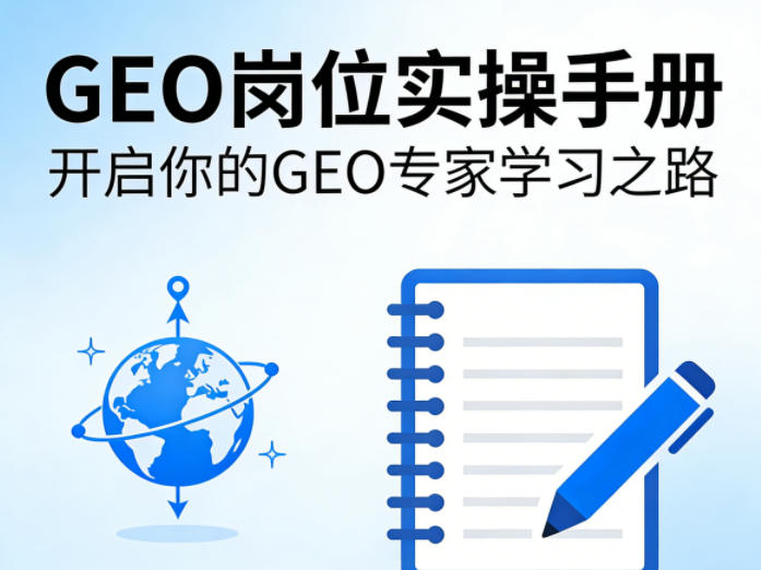 GEO岗位实操手册，开启你的GE0专家学习之路-赛德副业库