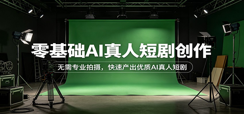 零基础AI真人短剧创作:无需专业拍摄,快速产出优质AI真人短剧-赛德副业库