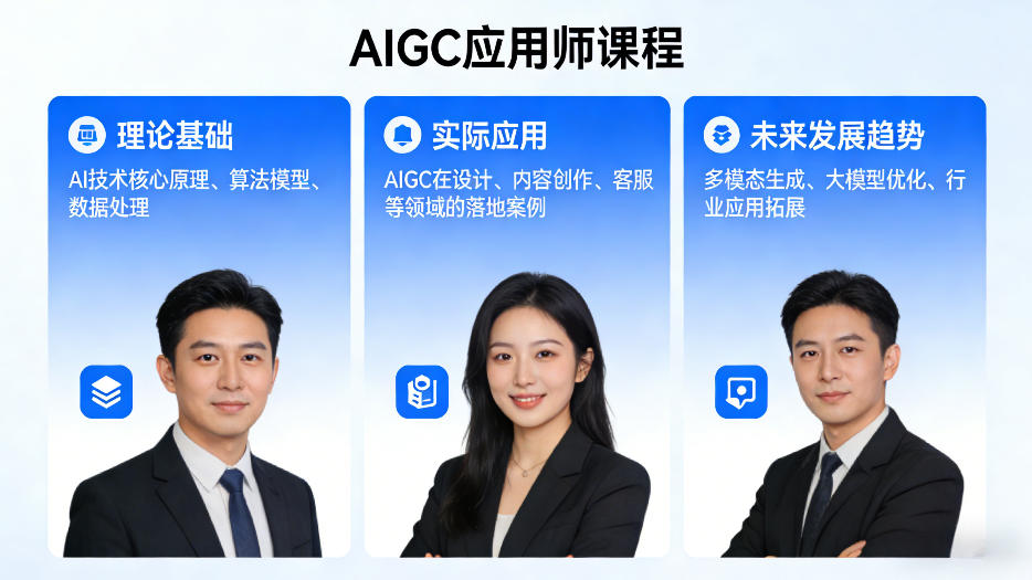 AIGC应用师课程,覆盖了AI技术的理论基础、实际应用、以及未来发展趋势-赛德副业库