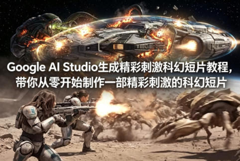 Google AI Studio生成精彩刺激科幻短片教程,带你从零开始制作一部精彩刺激的科幻短片【双语字幕】-赛德副业库