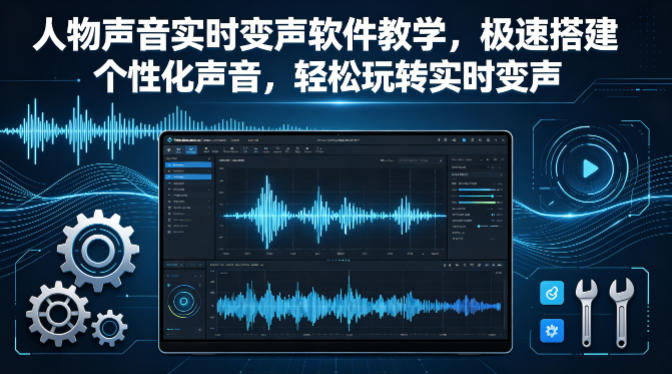 人物声音实时变声软件教学,极速搭建个性化声音,轻松玩转实时变声-赛德副业库