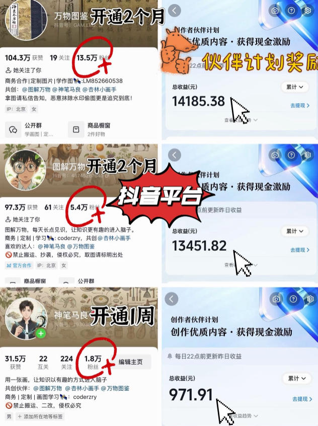 图片[2]-抖音17W粉丝博主亲授AI作图实战教学，0基础轻松学，可入创作者伙伴计划，接单收徒双增收-赛德副业库