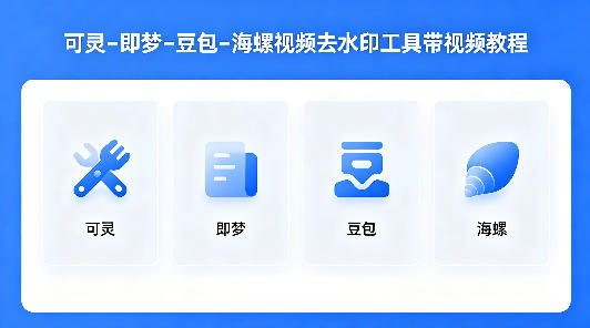 可灵–即梦–豆包–海螺视频去水印工具带视频教程-赛德副业库