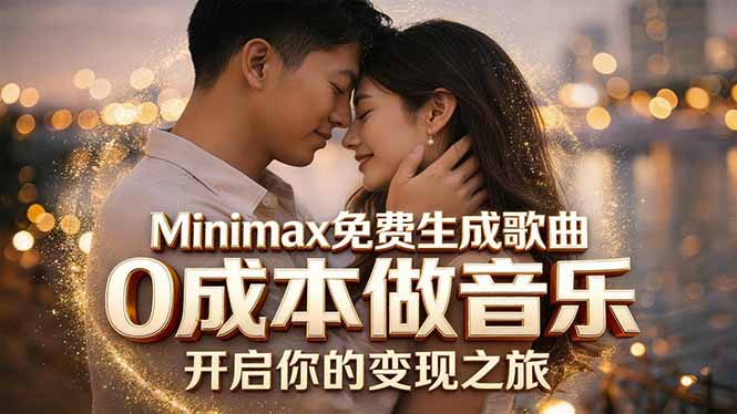 (18401期)Minimax免费生成歌曲实测!0成本做音乐,说唱流行Lofi一键生成-赛德副业库