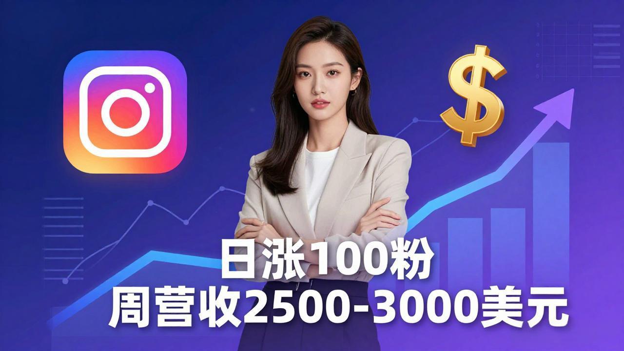 （18299期）想做数字产品？Sheri亲授：日涨100粉、每周2500至3000美元的营收，Instagram躺着赚-赛德副业库
