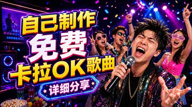 (18610期)免费卡拉OK歌曲制作全攻略:音轨分离字幕制作,零基础快速做出专业K歌视频-赛德副业库