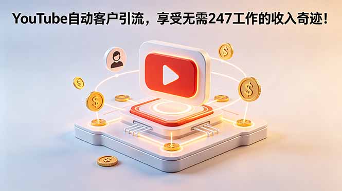 (18658期)YouTube 自动客户引流,享受无需 247 工作的收入奇迹!【原创双语字幕】-赛德副业库
