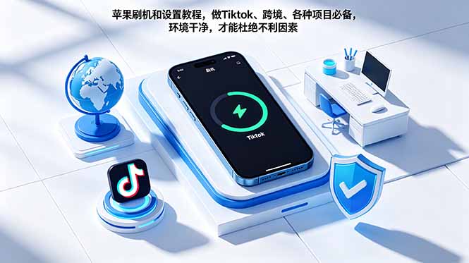 (18558期)苹果刷机和设置教程,做Tiktok、跨境、各种项目必备,环境干净,才能杜绝不利因素-赛德副业库