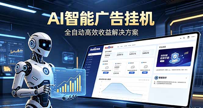 (18661期)Ai智能广告挂机 别再瞎折腾了!这个全自动挂机项目,新手当天见钱,告别频繁换项目的烦恼-赛德副业库