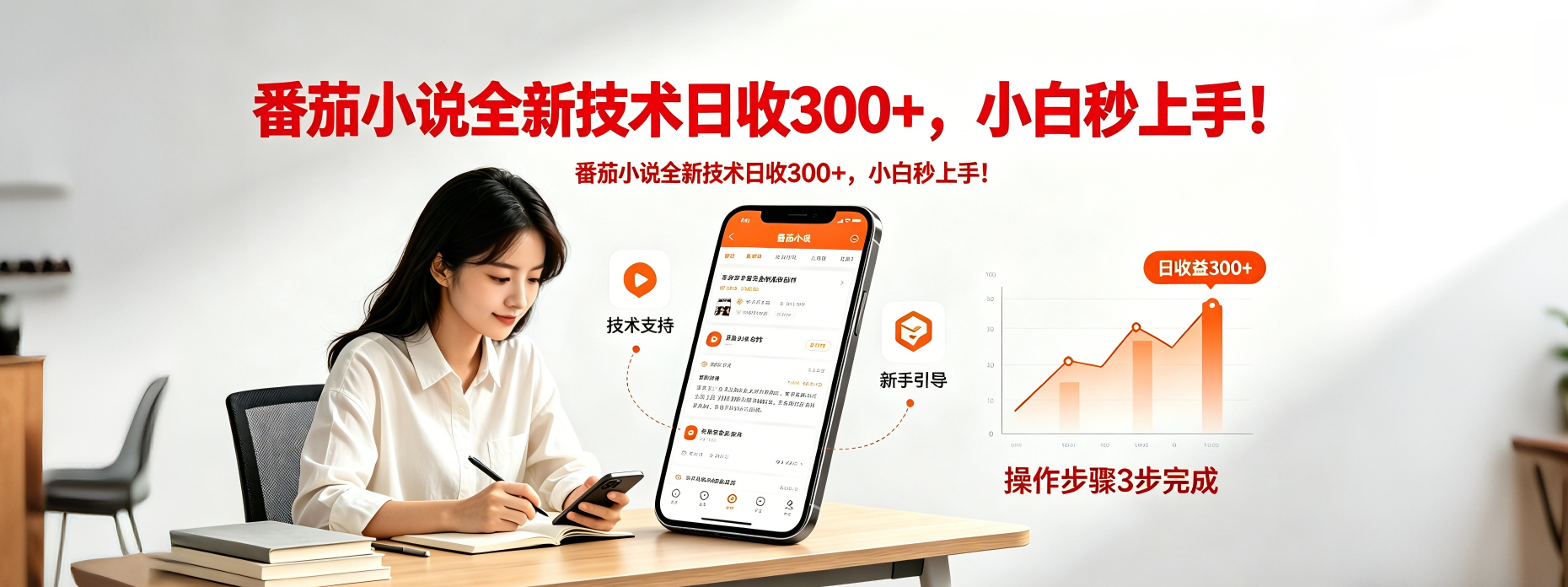 (18392期)番茄小说全新技术全新玩法!无脑日收300+-赛德副业库