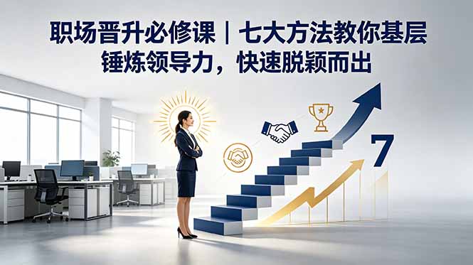 （18629期）付费文章：职场晋升必修课｜七大方法教你基层锤炼领导力，快速脱颖而出-赛德副业库