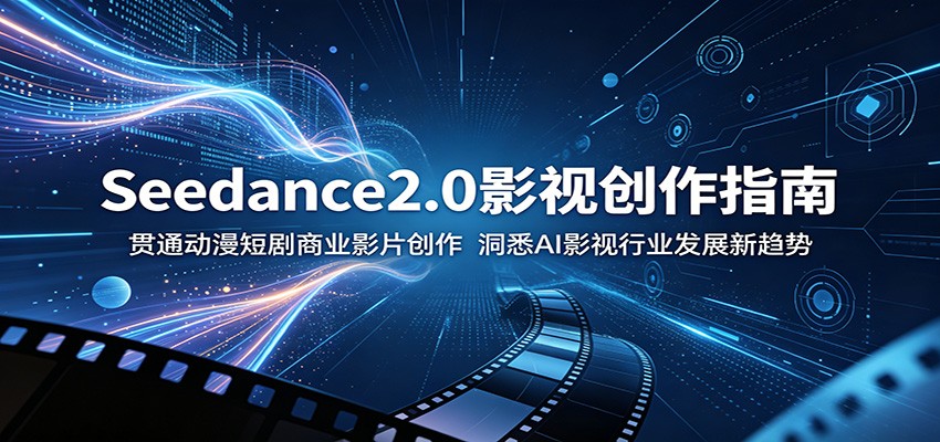 Seedance2.0影视创作指南:贯通动漫短剧商业影片创作,洞悉AI影视行业发展新趋势-赛德副业库