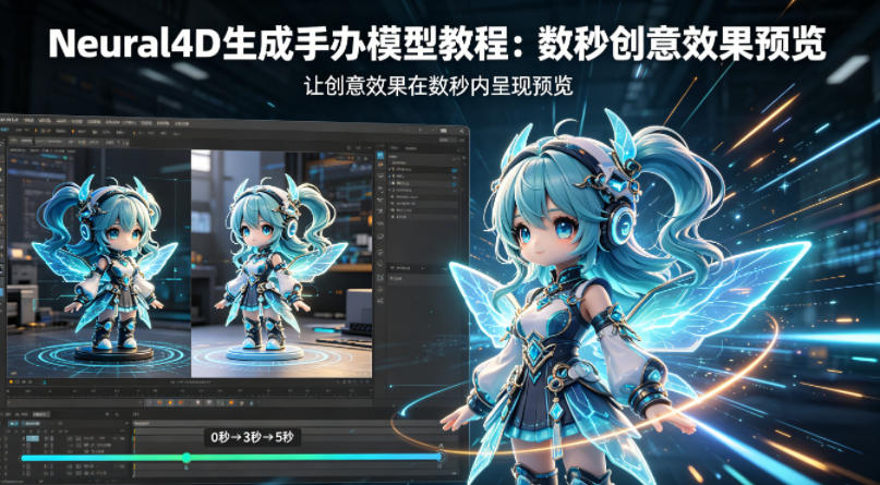 Neural4D生成手办模型教程，让创意效果在数秒内呈现预览-赛德副业库