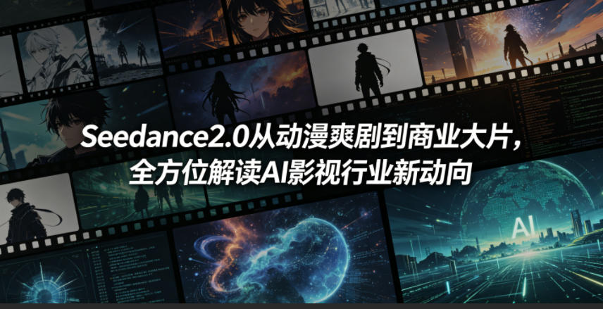 Seedance2.0从动漫爽剧到商业大片,全方位解读AI影视行业新动向-赛德副业库