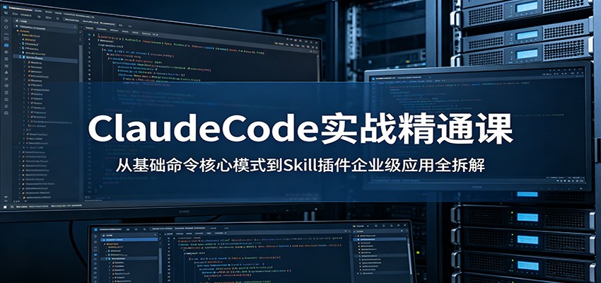 ClaudeCode实战精通课:从基础命令核心模式到Skill插件企业级应用全拆解-赛德副业库