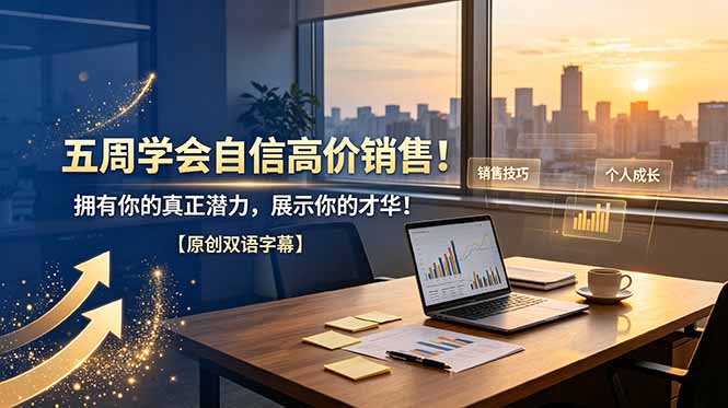（19071期）五周学会自信高价销售！拥有你的真正潜力，展示你的才华！【原创双语字幕】-赛德副业库
