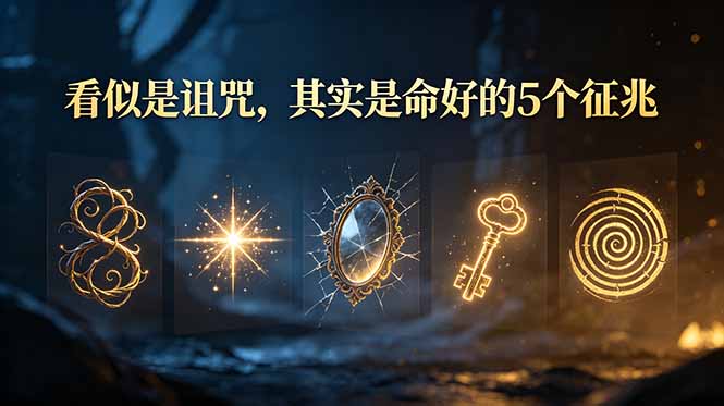 （19089期）付费文章：看似是诅咒，其实是命好的5个征兆-赛德副业库