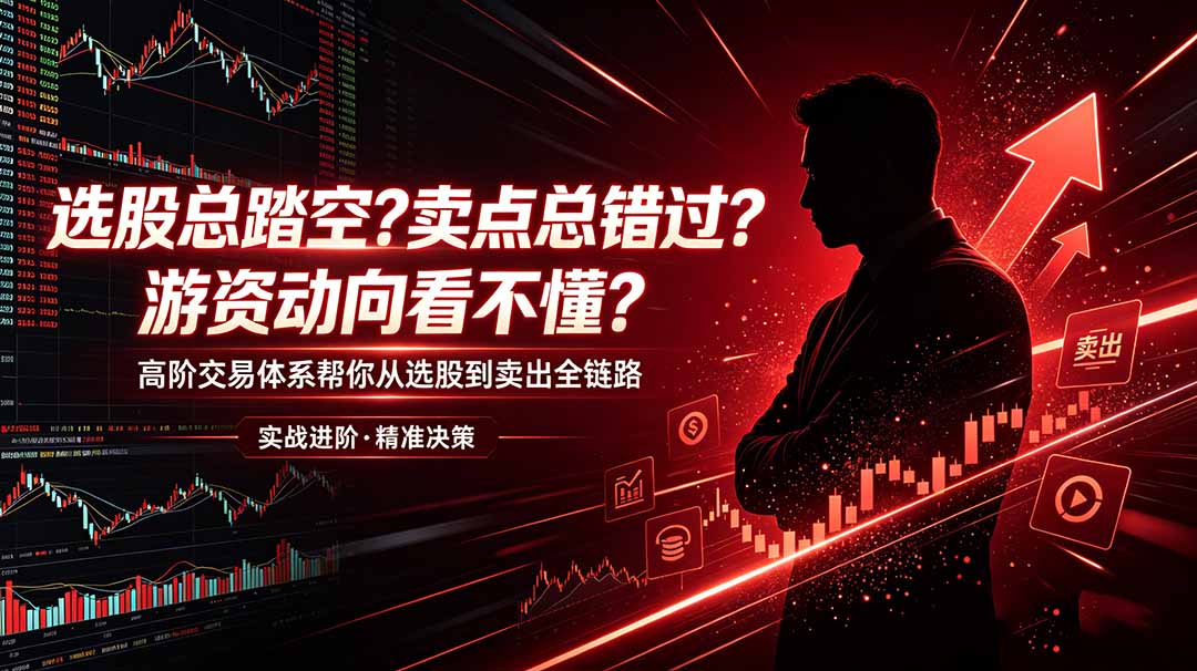 (18937期)选股总踏空?卖点总错过?游资动向看不懂?高阶交易体系帮你从选股到卖出全链路(更新6月)-赛德副业库