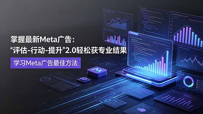 (18972期)掌握最新的Meta广告,通过“评估-行动-提升”2.0版本轻松获得专业级结果。学习目前学习Meta广告的最佳方法-赛德副业库