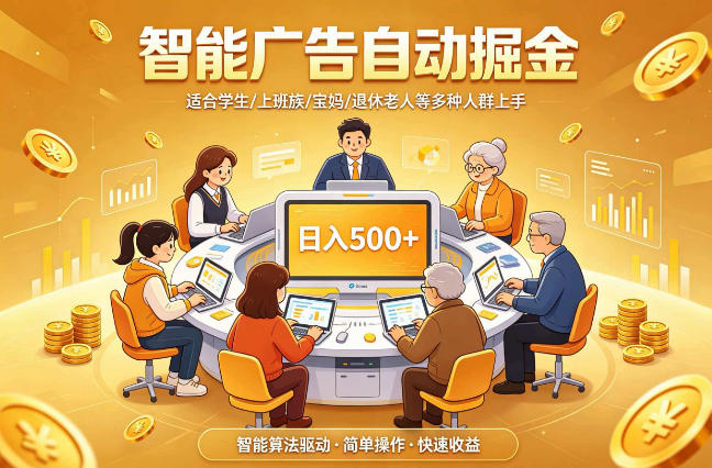 2026年最好做的项目：自动掘金项目，小白轻易上手，单日轻松收入500+【揭秘】-赛德副业库