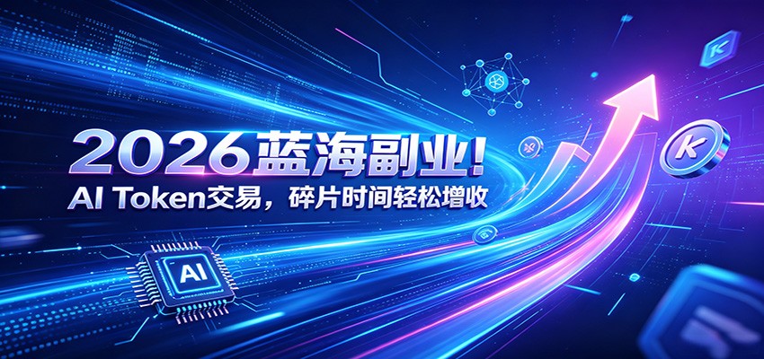 2026蓝海副业！AI Token交易，碎片时间轻松增收-赛德副业库