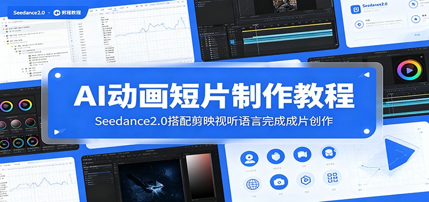 AI动画短片制作教程：Seedance2.0搭配剪映视听语言完成成片创作-赛德副业库