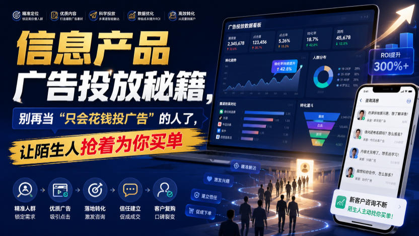 信息产品广告投放秘籍,别再当“只会花钱投广告”的人了,让陌生人抢着为你买单【原创双语字幕】-赛德副业库