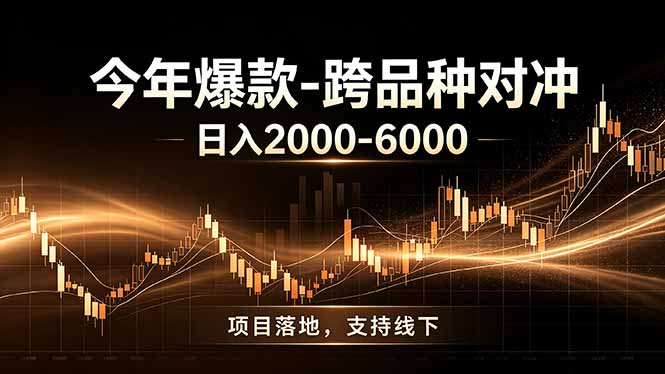 (19179期)全新跨品种对冲模式上线!日稳定盈利 2000-6000,合规长久可批量放大-赛德副业库