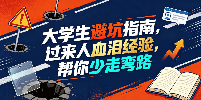 某公众号付费文章:大学生避坑指南,过来人血泪经验,帮你少走弯路-赛德副业库