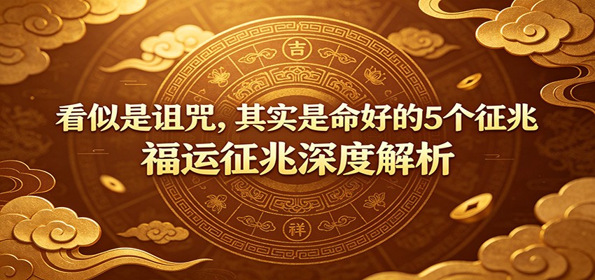 付费文章:《看似是诅咒,其实是命好的5个征兆》福运征兆深度解析-赛德副业库