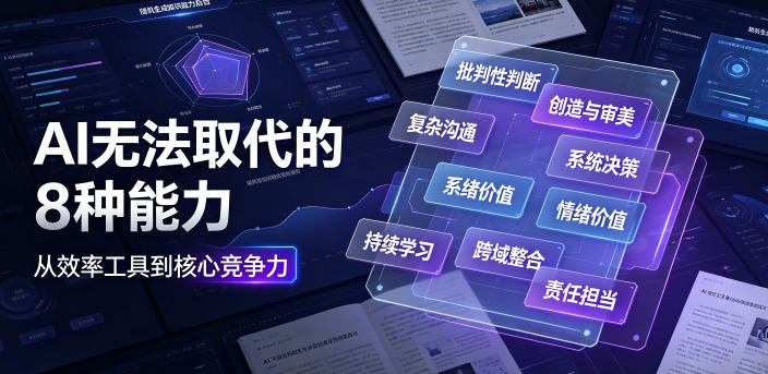 付费文章:AI无法取代的8种能力-赛德副业库