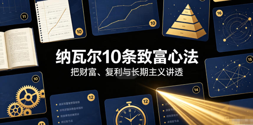 付费文章:纳瓦尔10条致富心法-赛德副业库