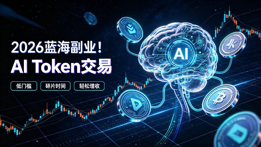 2026全新风口副业|AI智能Token交易,空闲时间轻松 賺 收益,无需全天盯盘【揭秘】-赛德副业库
