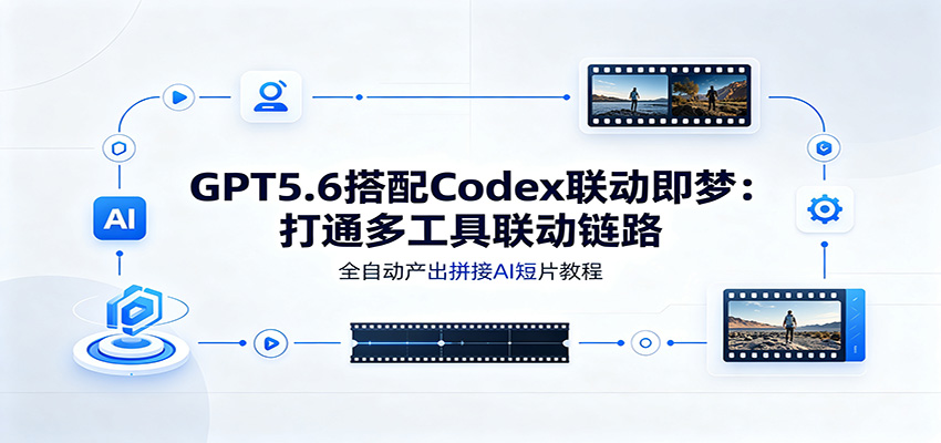 GPT5.6搭配Codex联动即梦:打通多工具联动链路,全自动产出拼接AI短片教程-赛德副业库