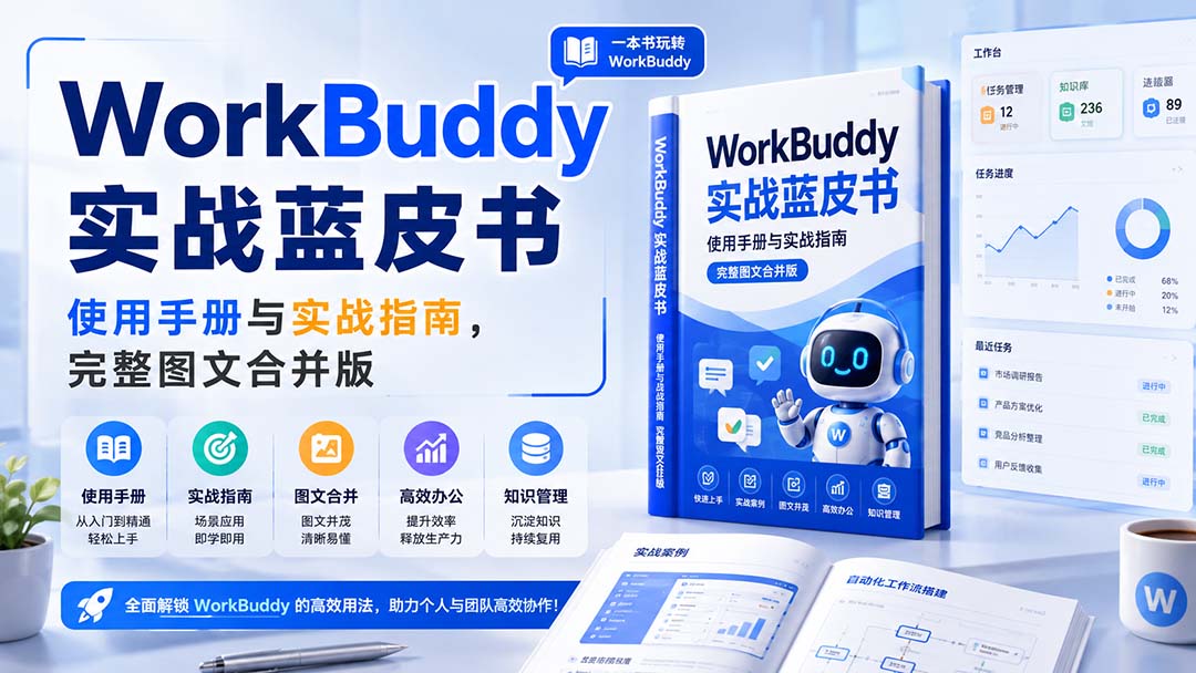 （20106期）WorkBuddy实战蓝皮书，使用手册与实战指南，完整图文合并版-赛德副业库