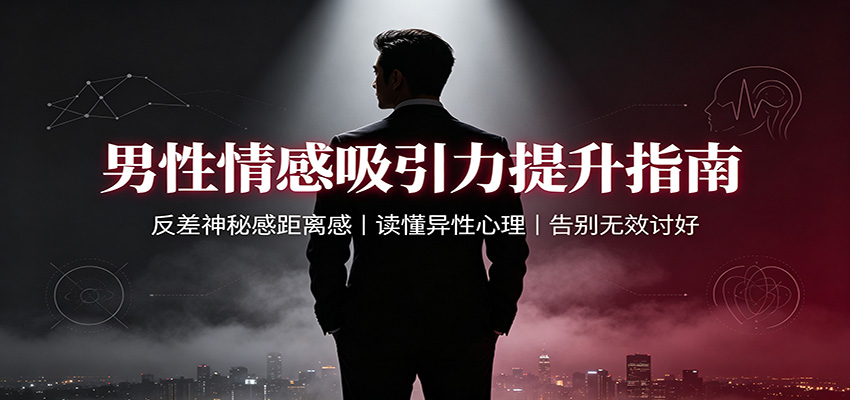男性情感吸引力提升指南:反差神秘感距离感,读懂异性心理,告别无效讨好-赛德副业库