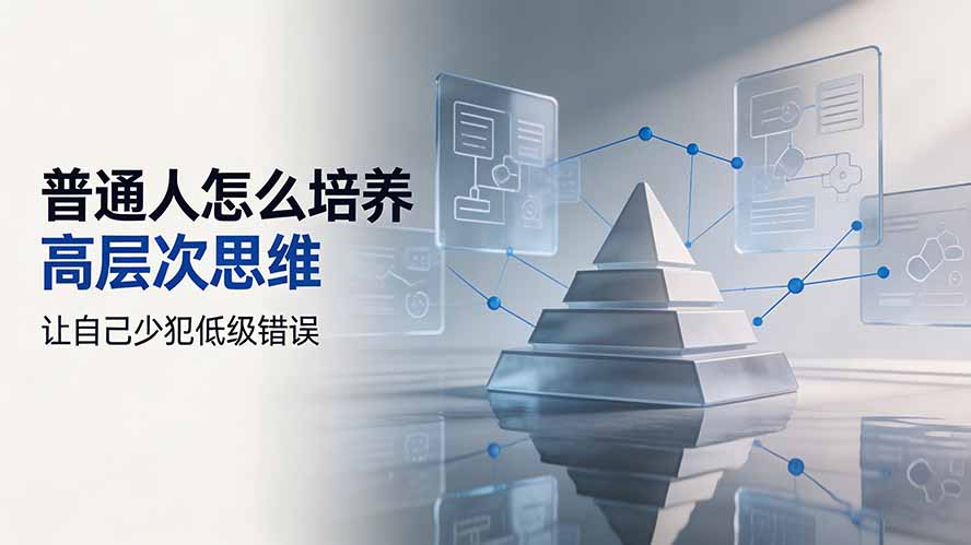 （19637期）付费文章：普通人怎么培养高层次思维，让自己少犯低级错误-赛德副业库