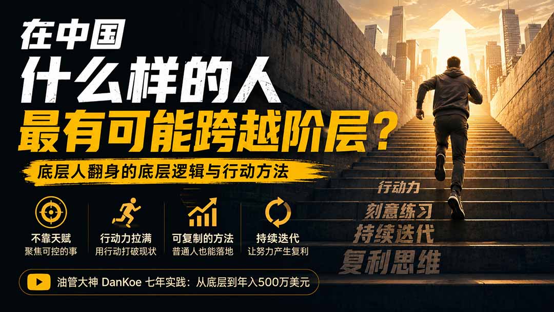 (20083期)付费文章:在中国什么样的人最有可能跨越阶层?底层人翻身的方法!-赛德副业库