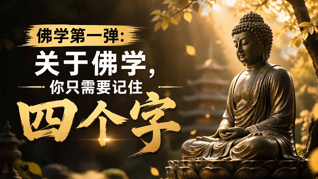 （19728期）付费文章：佛学第一弹:关于佛学，你只需要记住四个字-赛德副业库