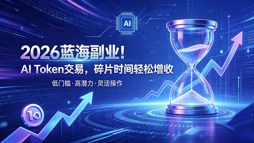 (19997期)AI Token算力赛道!普通人可入局的数字副业-赛德副业库